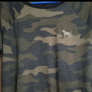 PINK camo short sleeve tee